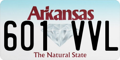 AR license plate 601VVL