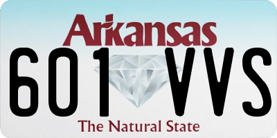 AR license plate 601VVS
