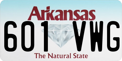 AR license plate 601VWG
