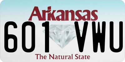 AR license plate 601VWU
