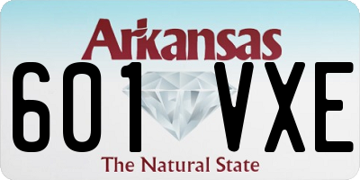 AR license plate 601VXE