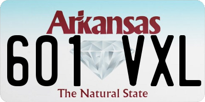 AR license plate 601VXL