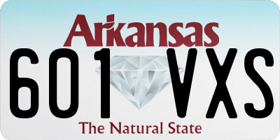 AR license plate 601VXS