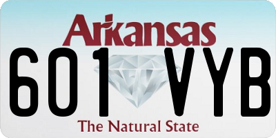 AR license plate 601VYB