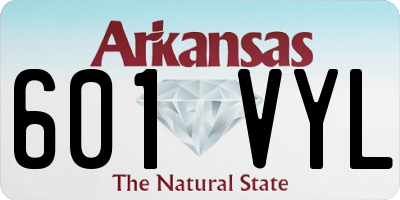 AR license plate 601VYL