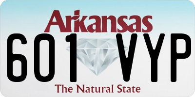 AR license plate 601VYP
