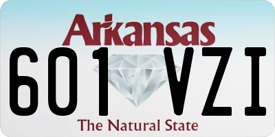 AR license plate 601VZI