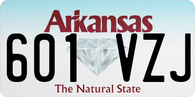 AR license plate 601VZJ