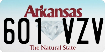 AR license plate 601VZV