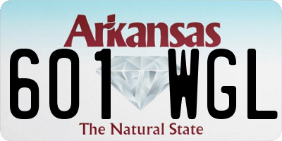 AR license plate 601WGL