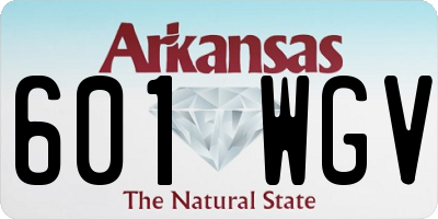 AR license plate 601WGV