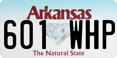 AR license plate 601WHP