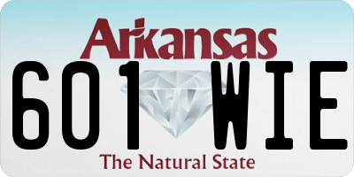 AR license plate 601WIE