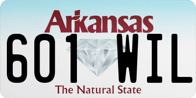 AR license plate 601WIL