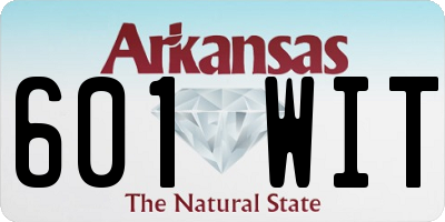 AR license plate 601WIT