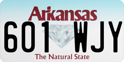 AR license plate 601WJY