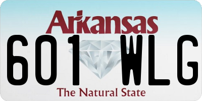 AR license plate 601WLG