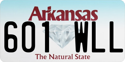 AR license plate 601WLL