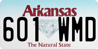 AR license plate 601WMD