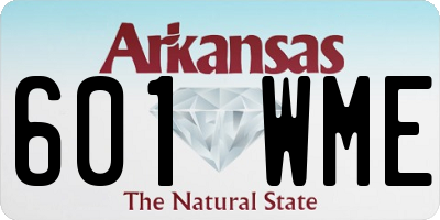 AR license plate 601WME