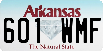 AR license plate 601WMF