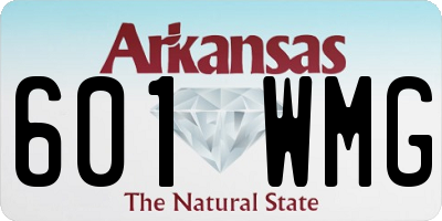 AR license plate 601WMG