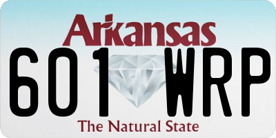 AR license plate 601WRP