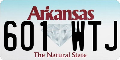 AR license plate 601WTJ