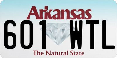 AR license plate 601WTL