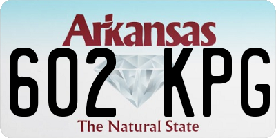 AR license plate 602KPG