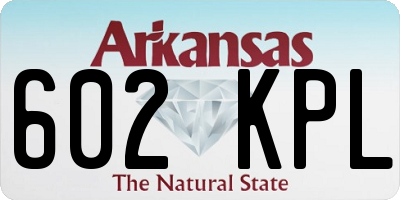 AR license plate 602KPL