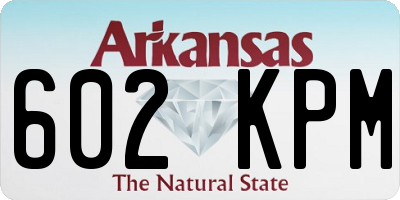 AR license plate 602KPM