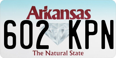 AR license plate 602KPN