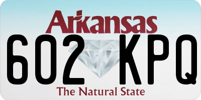 AR license plate 602KPQ