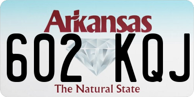 AR license plate 602KQJ