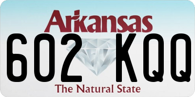 AR license plate 602KQQ