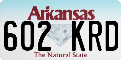 AR license plate 602KRD