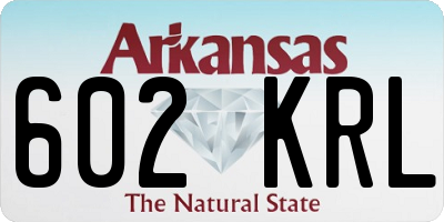 AR license plate 602KRL