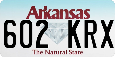 AR license plate 602KRX