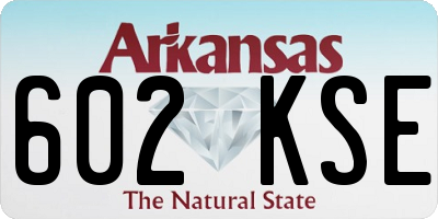 AR license plate 602KSE