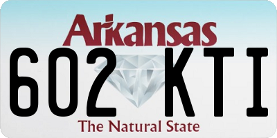 AR license plate 602KTI