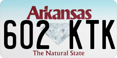 AR license plate 602KTK