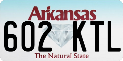 AR license plate 602KTL