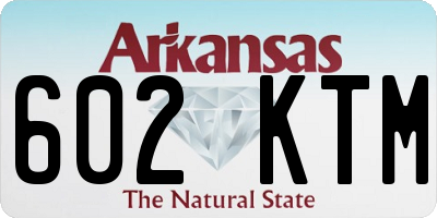 AR license plate 602KTM