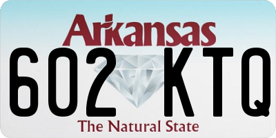AR license plate 602KTQ