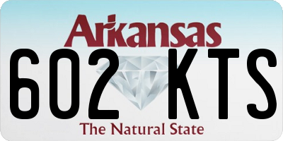 AR license plate 602KTS