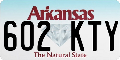 AR license plate 602KTY