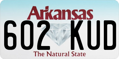 AR license plate 602KUD
