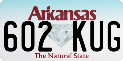 AR license plate 602KUG