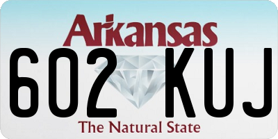 AR license plate 602KUJ